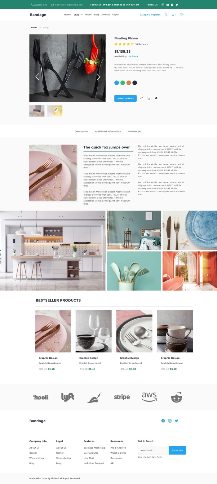 desktop view product web page preview 4