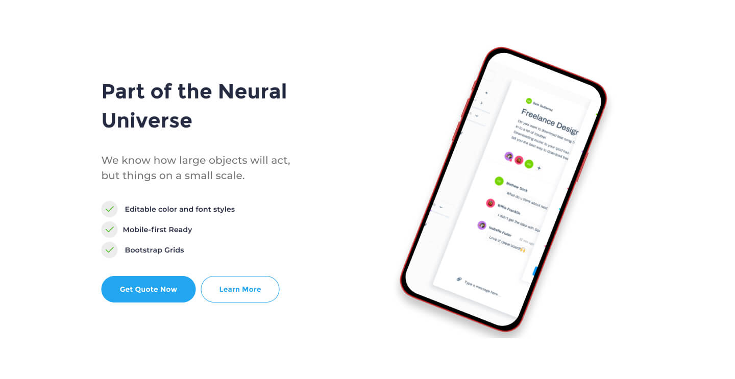 desktop view call to action ui element preview 1