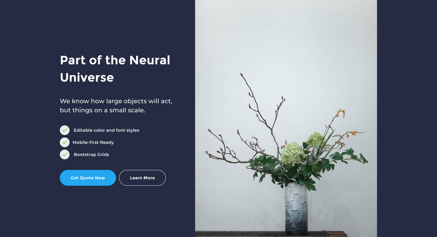 desktop view call to action ui element preview 2