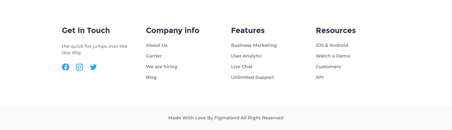 desktop view footer ui element preview 1