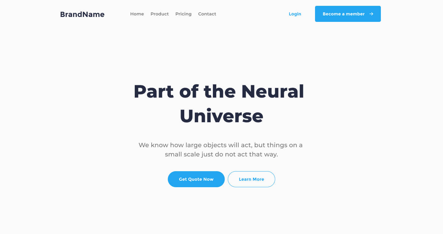 desktop view header ui element preview 1