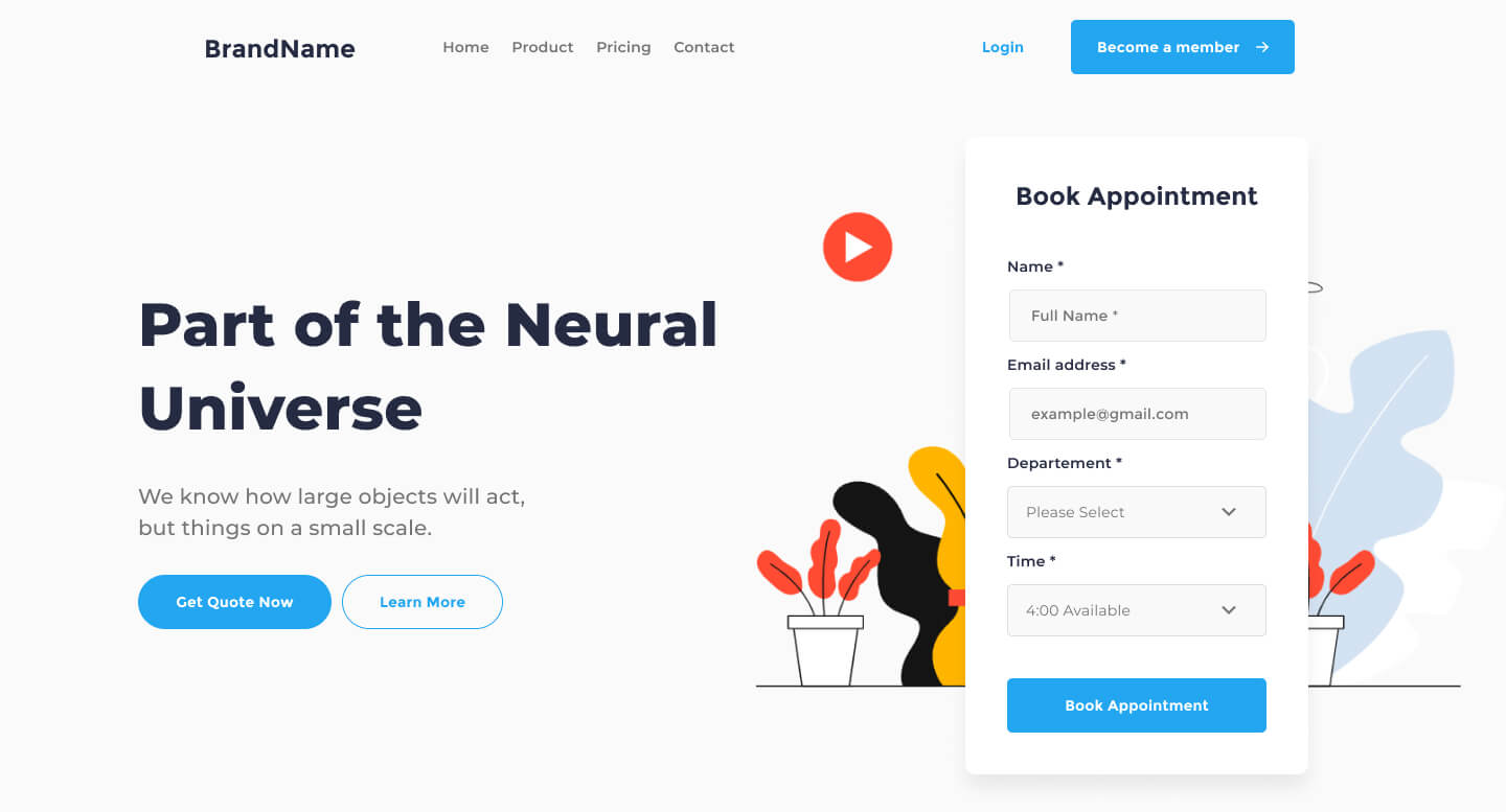 desktop view header ui element preview 10