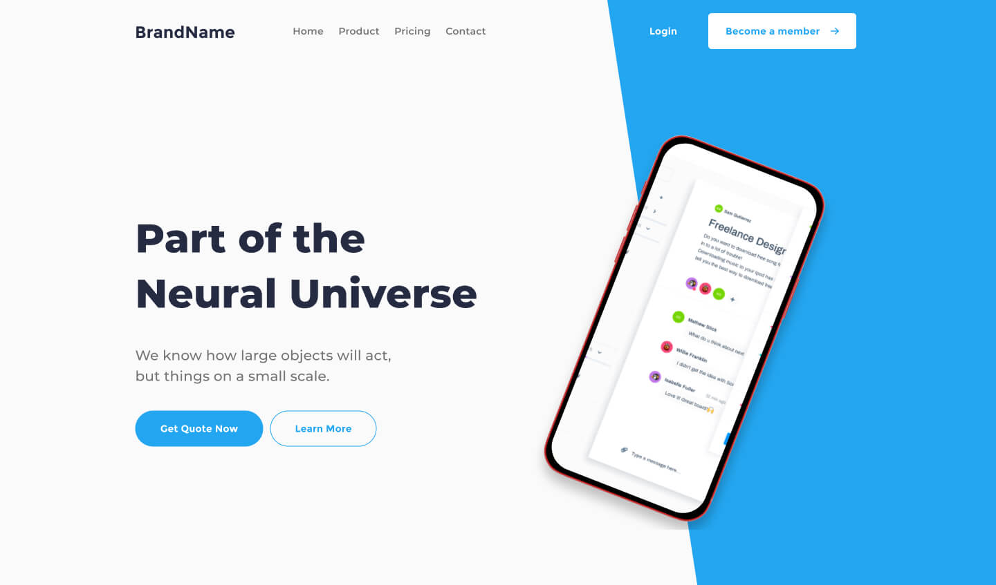 desktop view header ui element preview 14