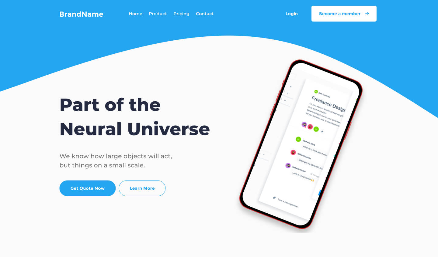 desktop view header ui element preview 15