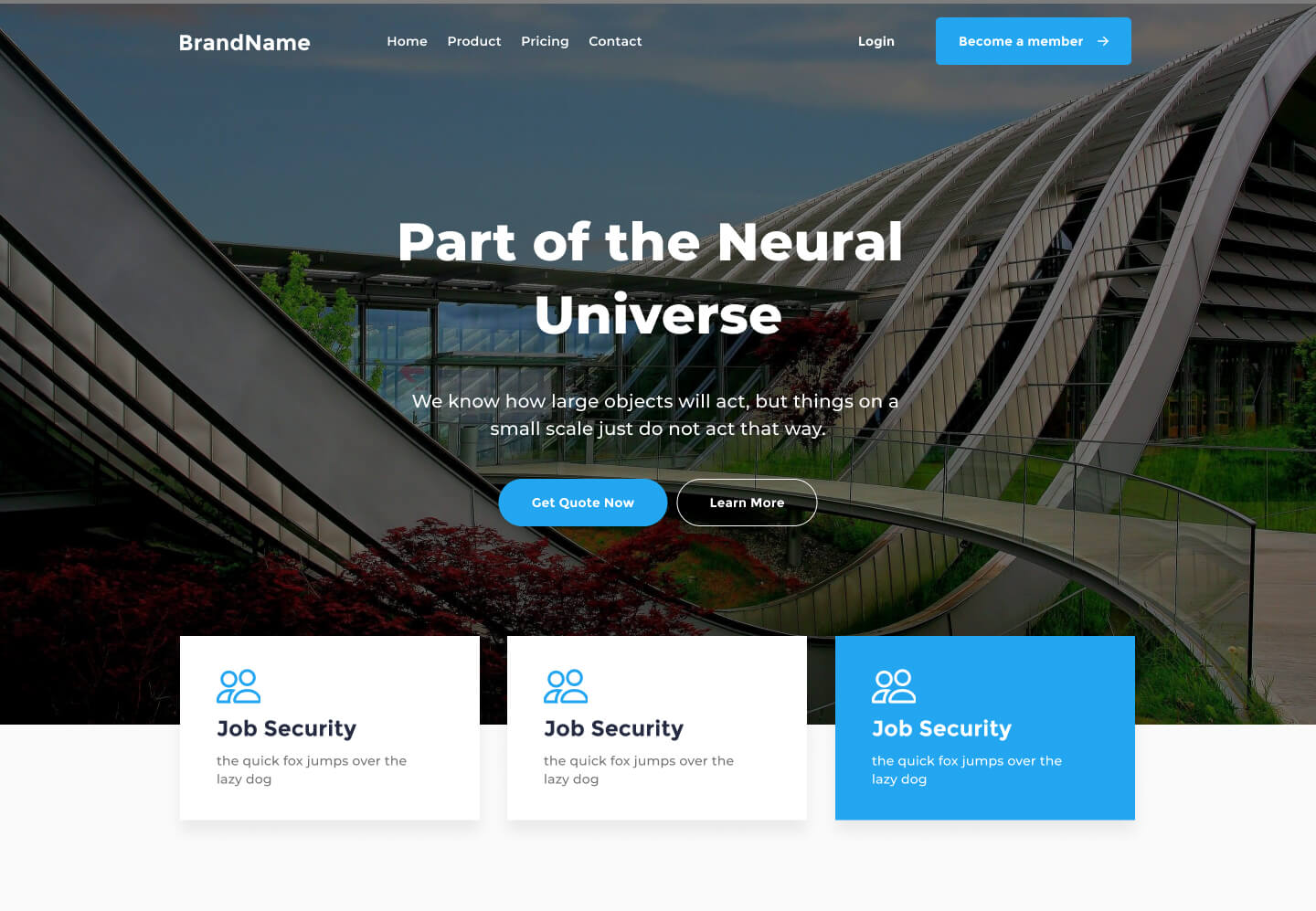 desktop view header ui element preview 6