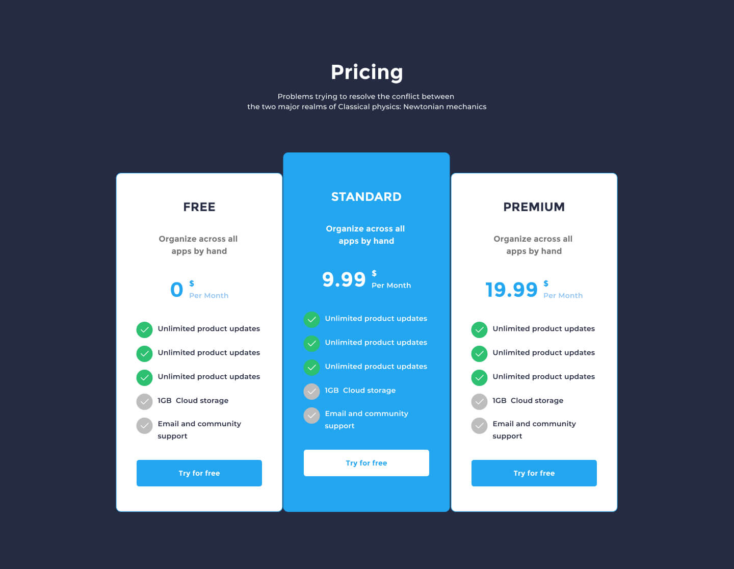 desktop view pricing ui element preview 7