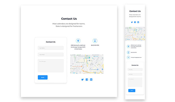 ui kit contact ui element preview 2