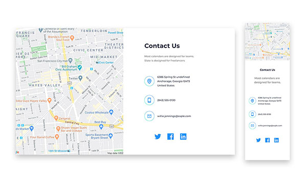 ui kit contact ui element preview 4