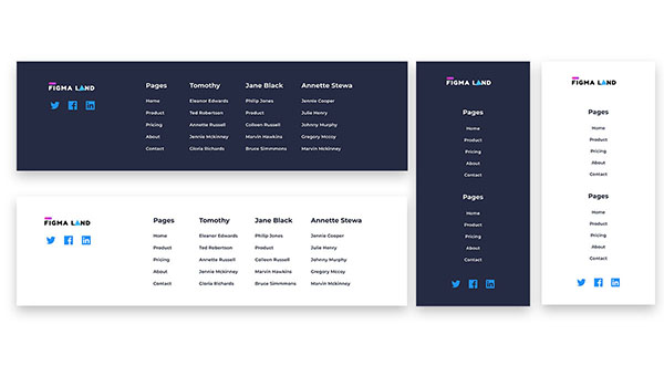 ui kit footer ui element preview 2