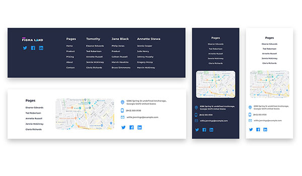 ui kit footer ui element preview 3
