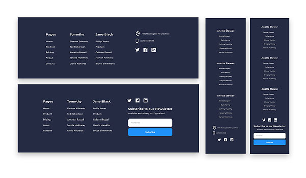 ui kit footer ui element preview 4