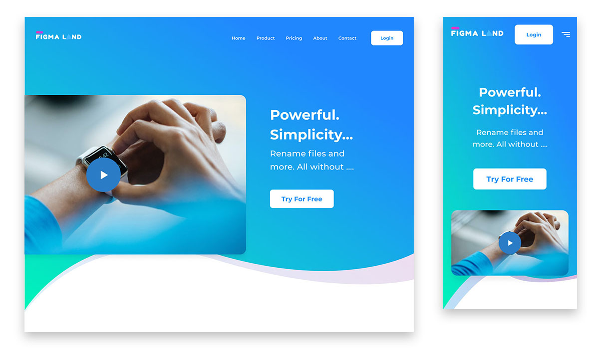 ui kit header ui element preview 2