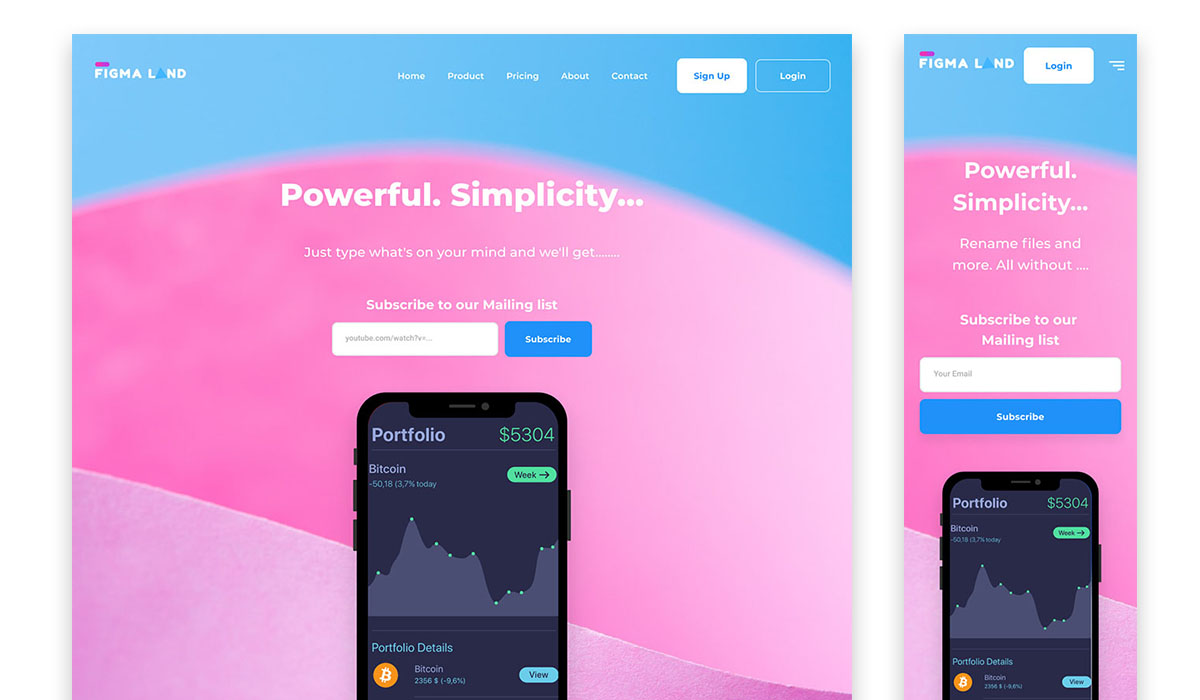 ui kit header ui element preview 3