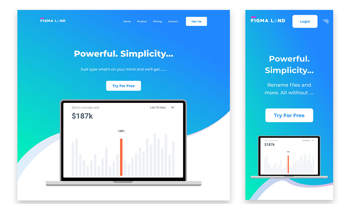ui kit header ui element preview 4