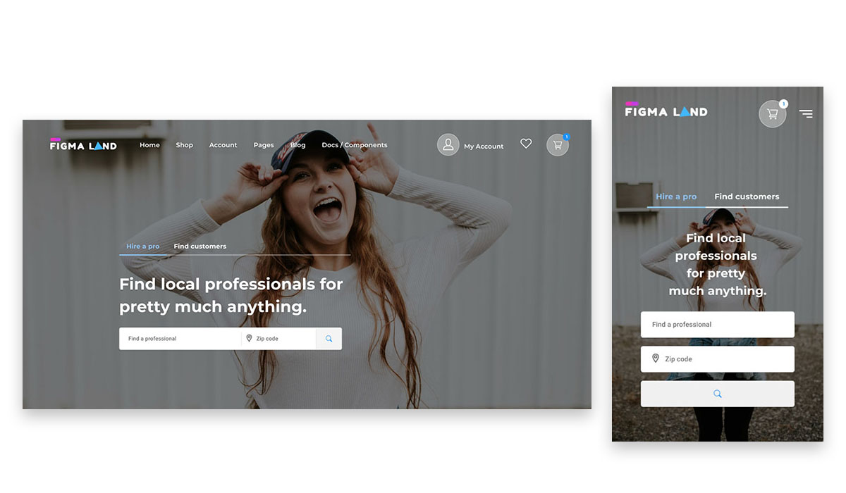 ui kit header ui element preview 5