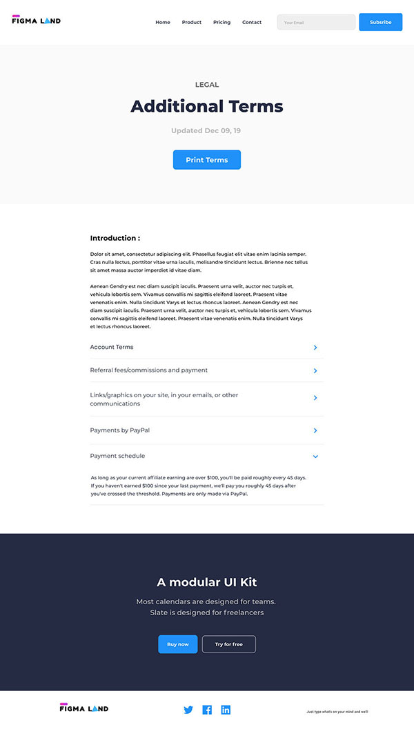 ui kit web page demo 13