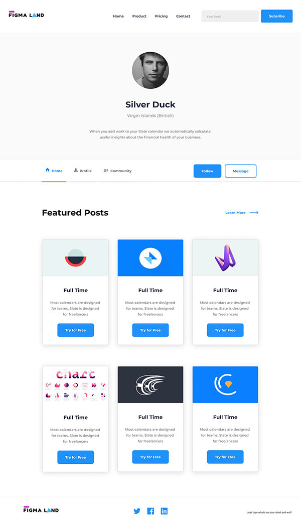 ui kit web page demo 11