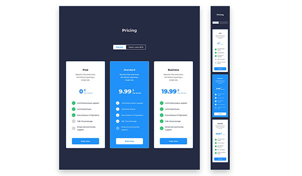 ui kit pricing ui element preview 4