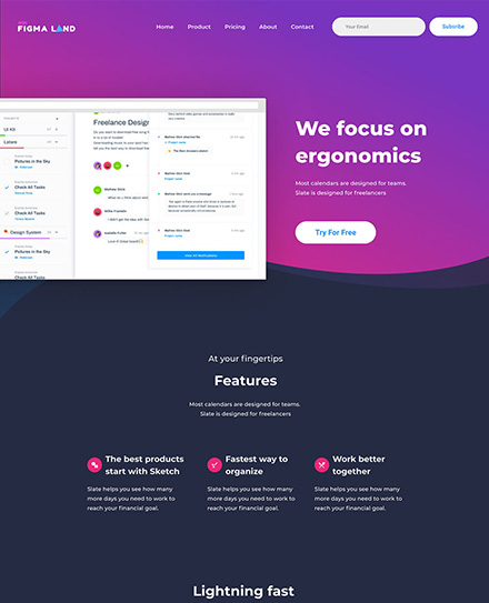 ui kit web page niche demo 7