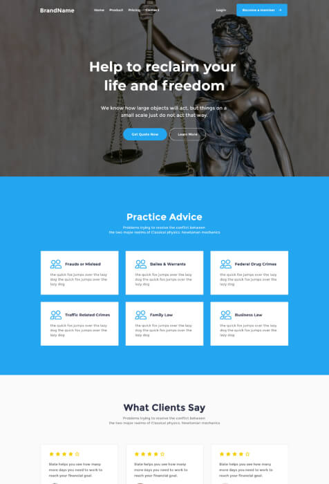 desktop view web page demo preview 15