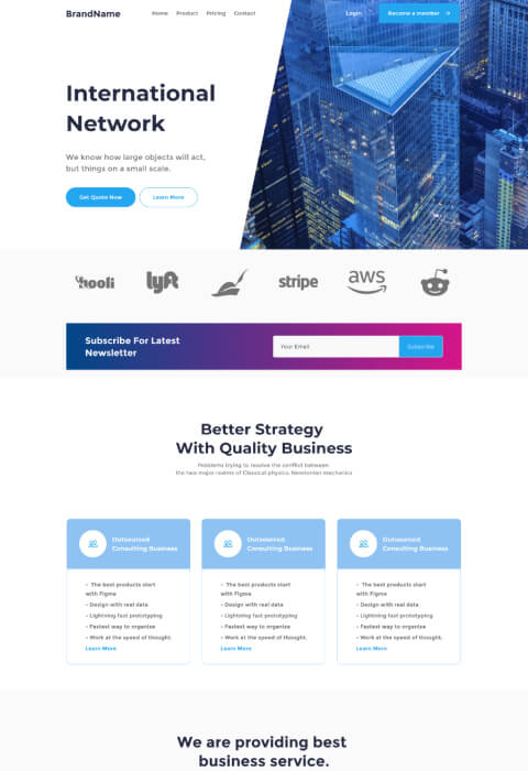 desktop view web page demo preview 9